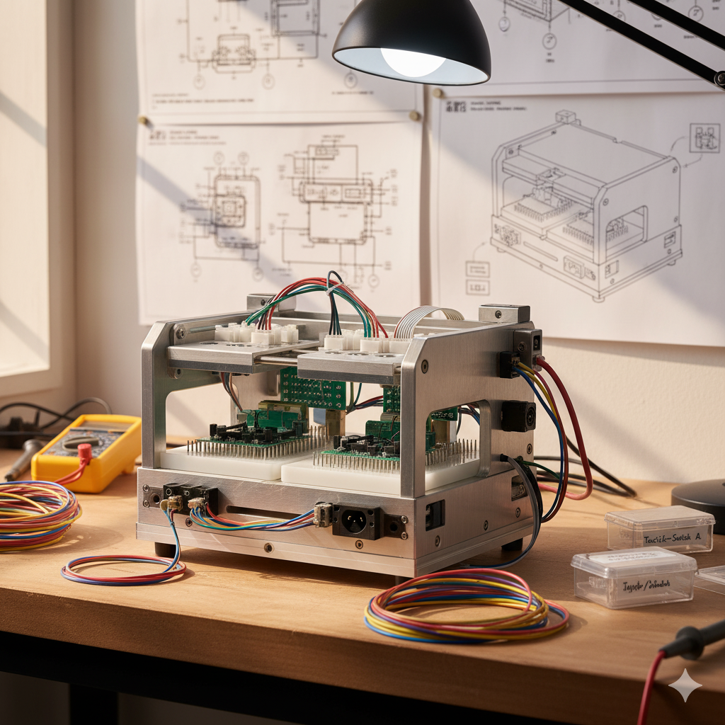 Acrylic and Sheet Metal Test Jig Development